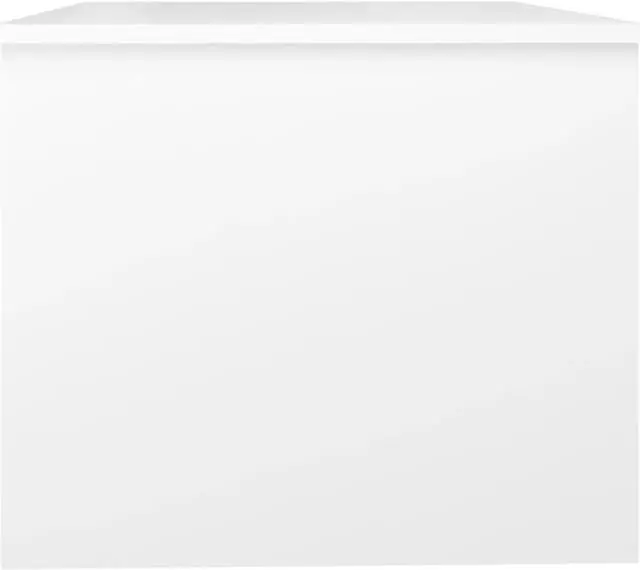 Alt view image 11 of 11 - vidaXL Coffee Table White Engineered wood Medium Height-Adjustable