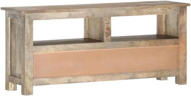 Alt view image 6 of 7 - vidaXL TV Cabinet 43.3"x11.8"x19.7" Solid Mango Wood