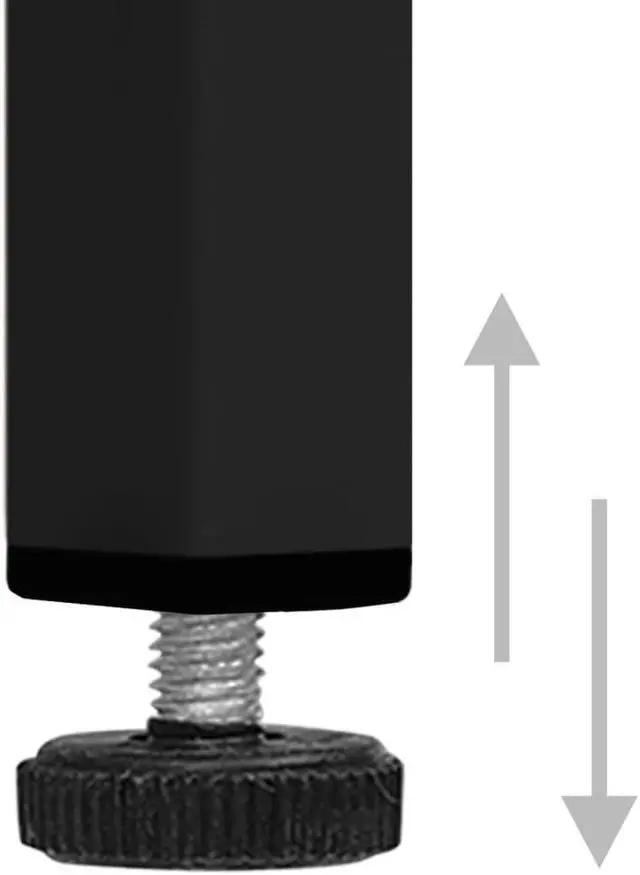 Alt view image 11 of 15 - vidaXL Sideboard Black 41.3"x13.8"x27.6" Steel and Tempered Glass