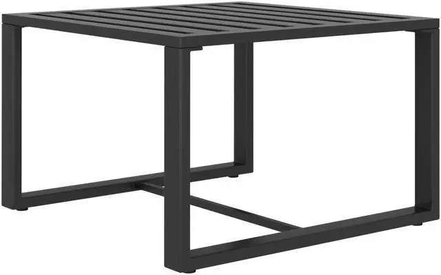 Alt view image 9 of 12 - vidaXL Coffee Table Aluminum Anthracite