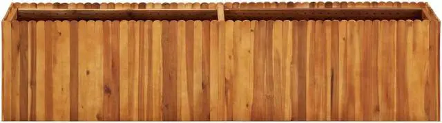 Alt view image 14 of 14 - vidaXL Raised Garden Bed Raised Flower Bed Raised Garden Box Solid Acacia Wood