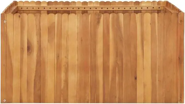 Alt view image 2 of 4 - vidaXL Raised Garden Bed Outdoor Planter Box for Vegetable Solid Wood Acacia