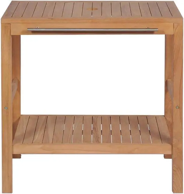 Alt view image 6 of 9 - vidaXL Bathroom Vanity Cabinet Solid Teak 29.1"x17.7"x29.5"