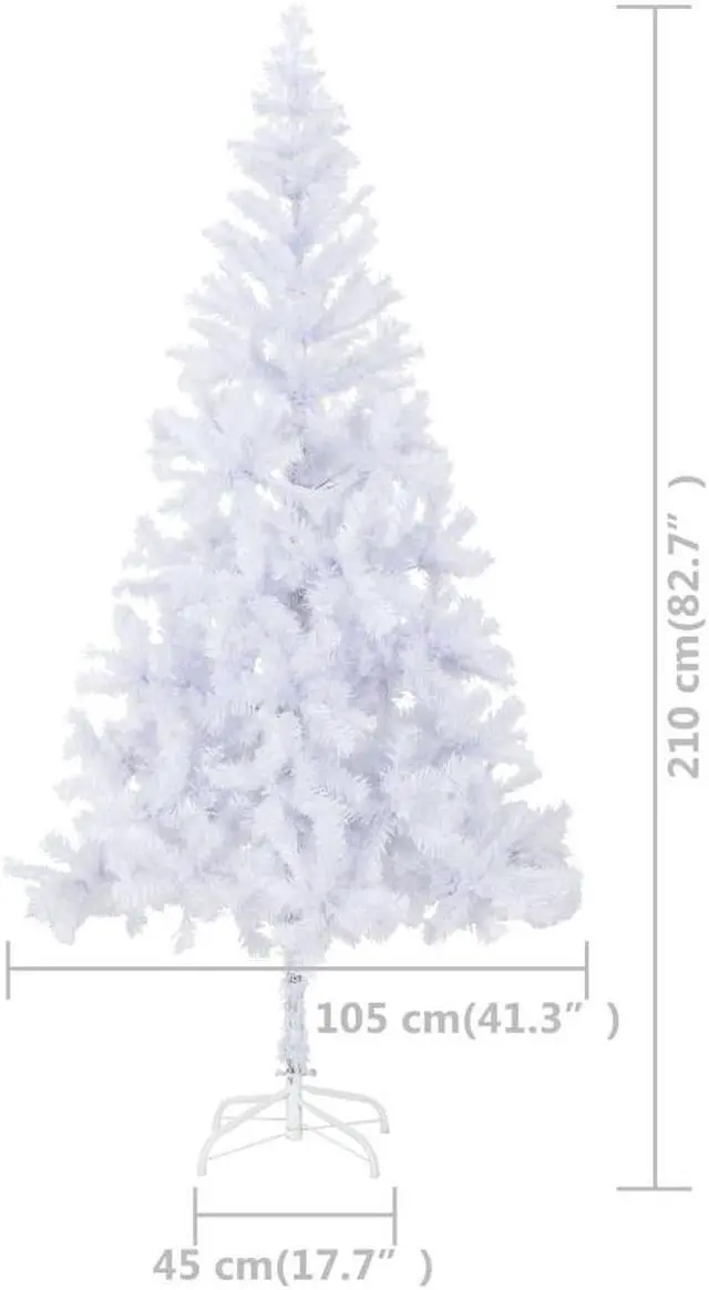 Alt view image 3 of 7 - vidaXL Artificial Pre-lit Christmas Tree with Ball Set Xmas Tree 910 Branches