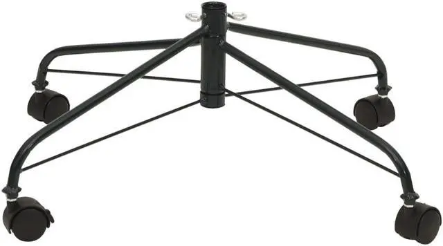 Alt view image 10 of 12 - vidaXL Christmas Tree Stand with Wheels 2x2x1 ft