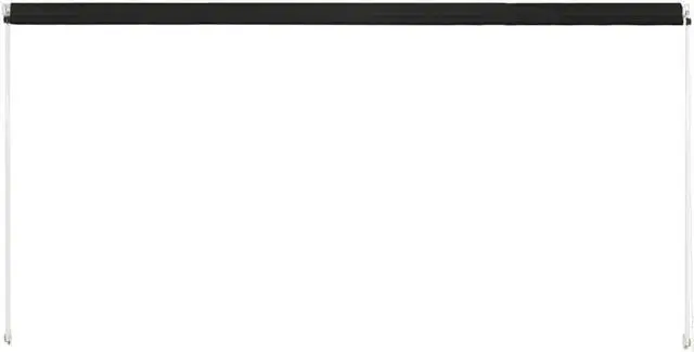 Alt view image 3 of 6 - vidaXL Retractable Awning Patio Retractable Awning 98.4"x59.1" Anthracite