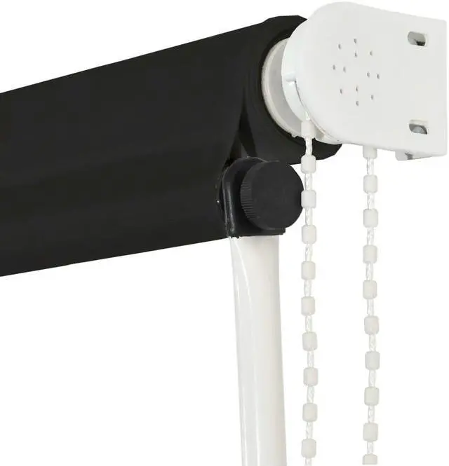 Alt view image 5 of 6 - vidaXL Retractable Awning Patio Retractable Awning 137.8"x59.1" Anthracite