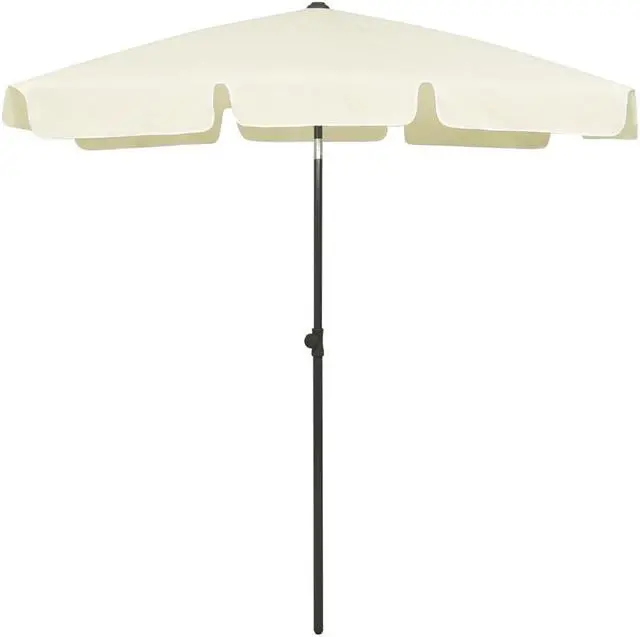 Alt view image 9 of 13 - vidaXL Garden Parasol with LED Lights&Aluminium Pole 270 cm Anthracite