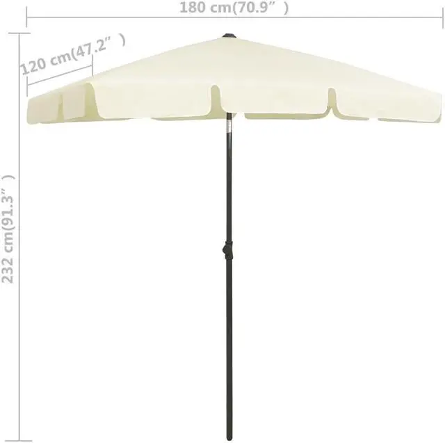Alt view image 11 of 13 - vidaXL Garden Parasol with LED Lights&Aluminium Pole 270 cm Anthracite