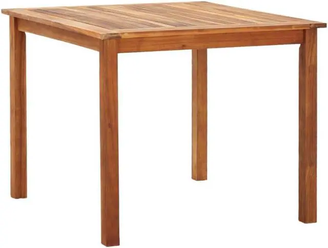 Alt view image 2 of 6 - vidaXL Patio Dining Set 5 Piece Outdoor Table and Chairs Wood and Rattan Gray