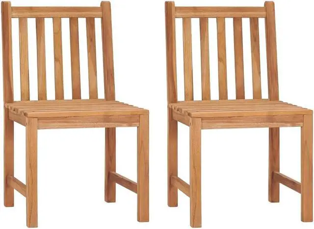 Main image of vidaXL Solid Teak Wood Patio Dining Set 3 Piece Garden Dinner Table Chair