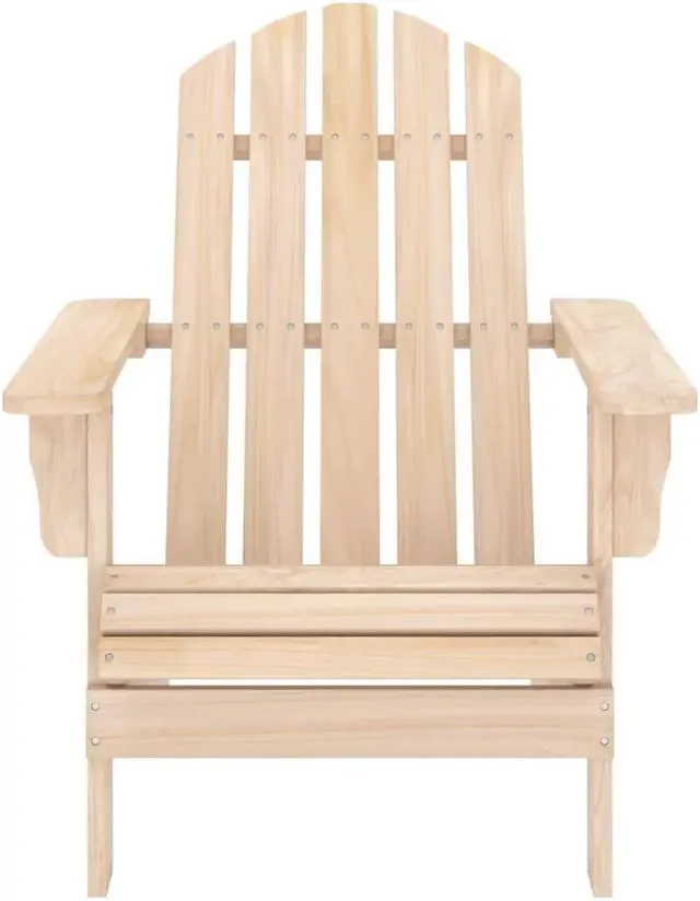 Alt view image 14 of 15 - vidaXL Patio Adirondack Chair with Table Solid Fir Wood
