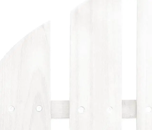 Alt view image 12 of 12 - vidaXL Patio Adirondack Chair with Table Solid Fir Wood White