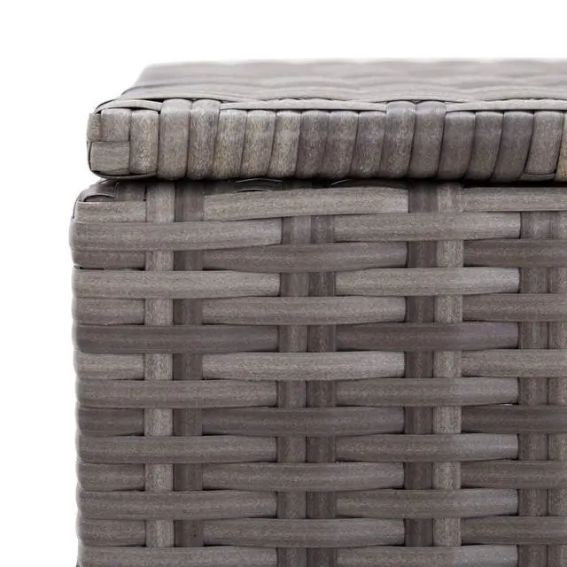 Alt view image 12 of 17 - vidaXL Outdoor Storage Box Deck Box with Lid Patio Cabinet Storage Chest Gray
