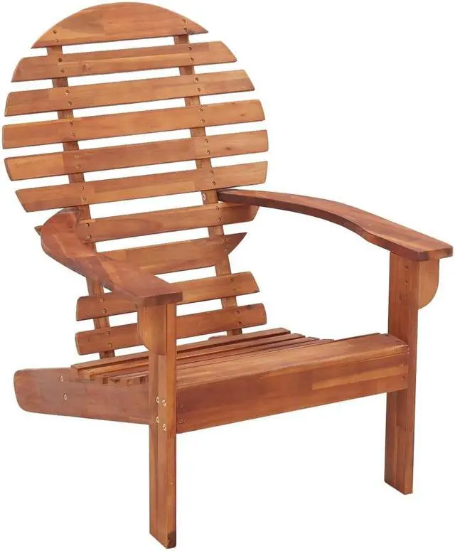 Alt view image 17 of 17 - vidaXL Folding Adirondack Chair Lawn Chair for Outdoor Porch Solid Wood Acacia
