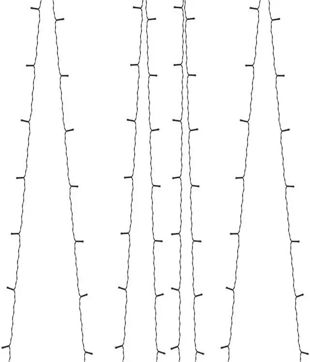 Alt view image 12 of 12 - vidaXL Solar Fairy Lights 5 Pcs Christmas LED String Lights for Party Blue