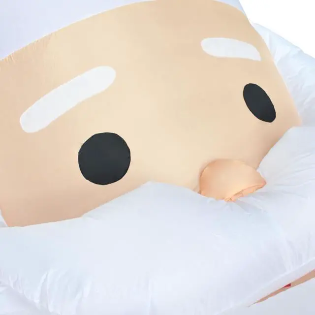 Alt view image 16 of 16 - vidaXL Inflatable Santa Claus with LEDs Christmas Decoration IP44 14.8'
