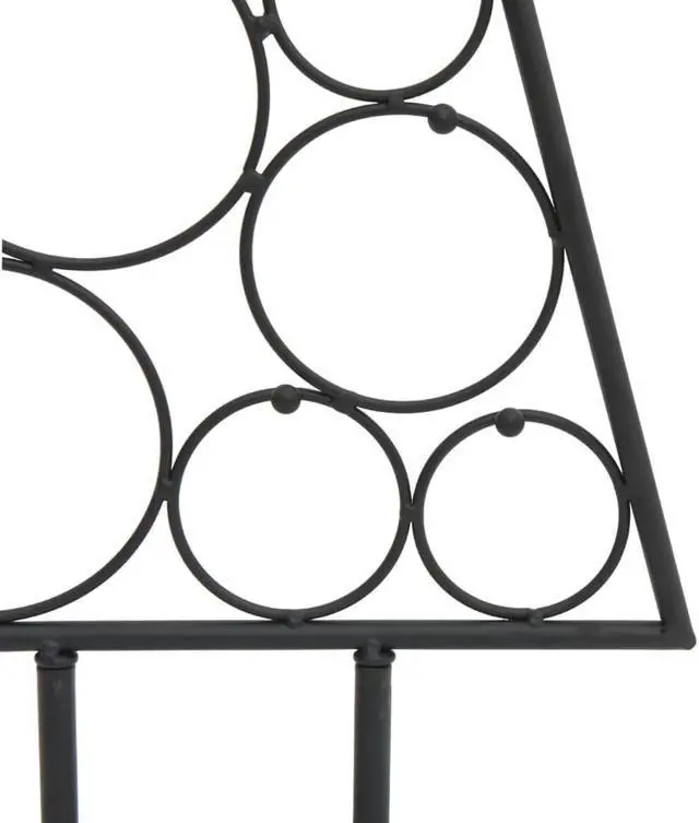 Alt view image 6 of 7 - vidaXL Christmas Tree Modern Metal Ornament Tree Stand for Decoration Black