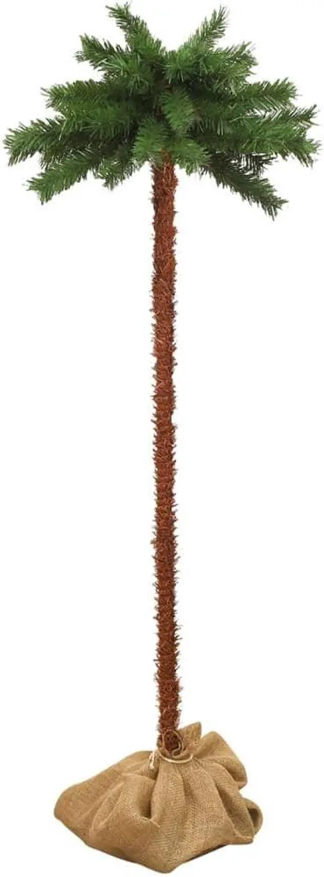 Alt view image 13 of 16 - vidaXL Artificial Palm Tree with LEDs 70.9"