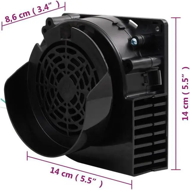 Alt view image 10 of 12 - vidaXL LED String Lights with 110 LEDs and Fan 433.1"