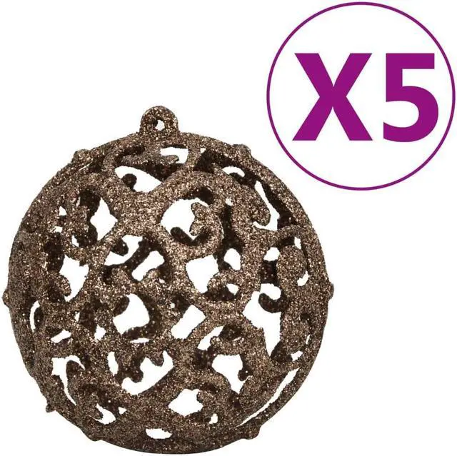 Alt view image 5 of 7 - vidaXL Artificial Pre-lit Christmas Tree with Ball Set Xmas Tree Pink PVC