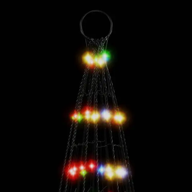 Alt view image 5 of 6 - vidaXL Christmas Tree Light Cone Outdoor Xmas Decoration 1554 LEDs Colorful