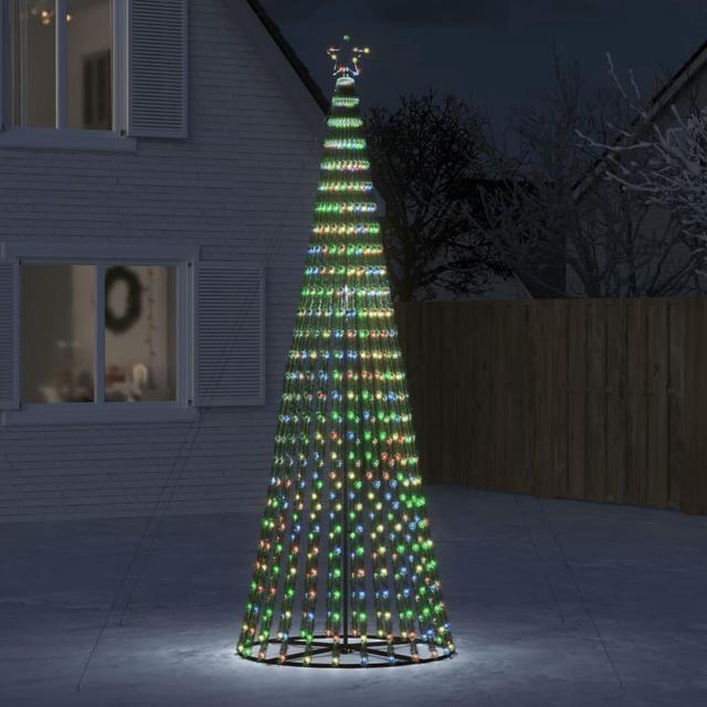 Outdoor Lighted Christmas Tree Cone