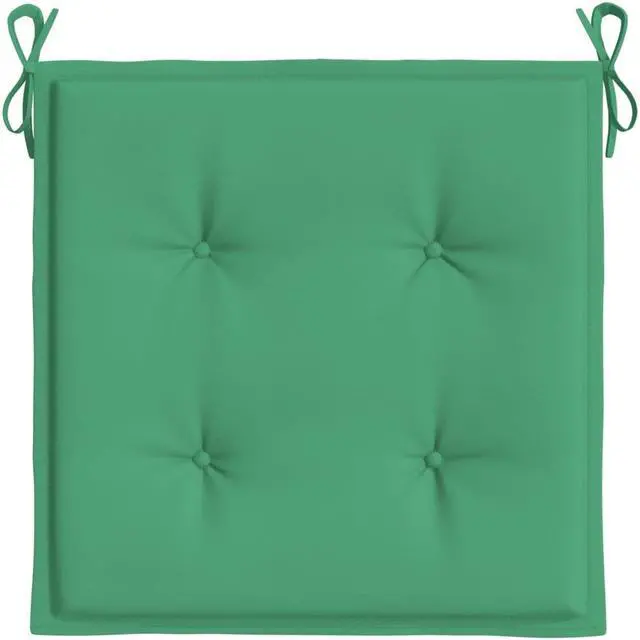 Alt view image 6 of 15 - vidaXL Chair Cushion 2 Pcs Outdoor Patio Seat Cushion Green Oxford Fabric