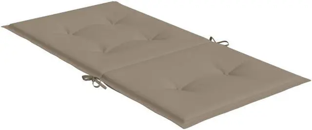 Alt view image 16 of 17 - vidaXL Chair Cushion 6 Pcs Outdoor Patio Chair Cushion Pad Taupe Oxford Fabric