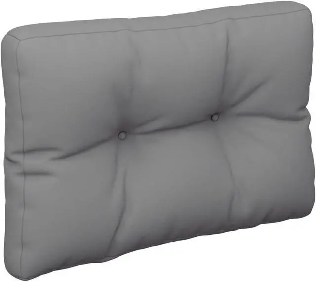 Alt view image 14 of 14 - vidaXL Chair Cushion Outdoor Patio Pallet Seat Cushion Sofa Pad Gray Fabric