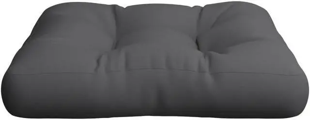 Alt view image 11 of 11 - vidaXL Chair Cushion Outdoor Patio Pallet Cushion Seat Pad Anthracite Fabric
