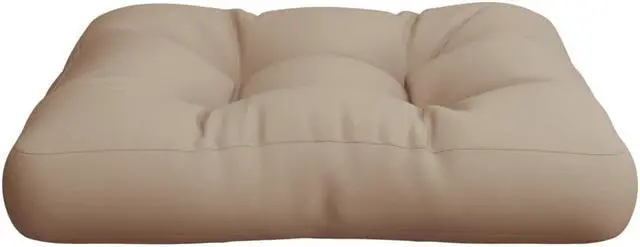 Alt view image 12 of 13 - vidaXL Chair Cushion Outdoor Patio Pallet Seat Cushion Sofa Pad Taupe Fabric