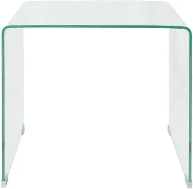 Alt view image 13 of 14 - vidaXL Coffee Table Sofa End Table Side Table Nightstand Tempered Glass Clear