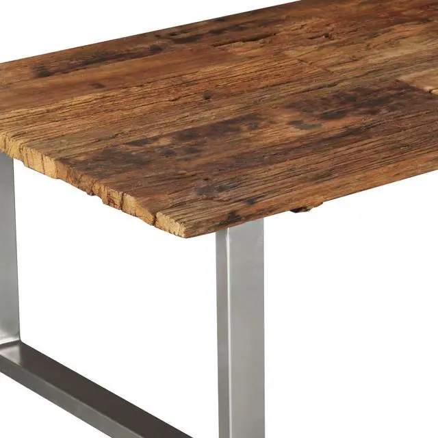 Alt view image 12 of 13 - vidaXL Coffee Table Sofa End Table Accent Side Table Solid Wood Reclaimed