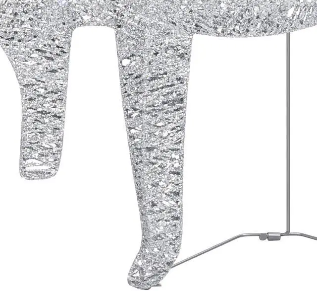 Alt view image 6 of 6 - vidaXL Christmas Reindeers 4 Pcs Christmas Lighting Display with 80 LEDs Silver