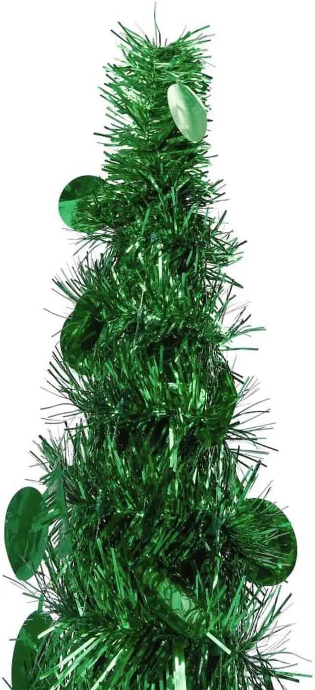 Alt view image 7 of 10 - vidaXL Christmas Tree Pop-up Artificial Tree Christmas Decoration Green PET