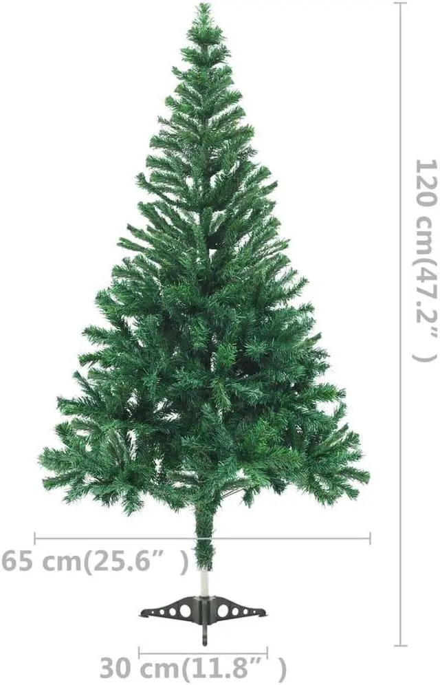 Alt view image 3 of 7 - vidaXL Slim Christmas Tree 300 LEDs & Ball Set & Flocked Snow Xmas Decoration