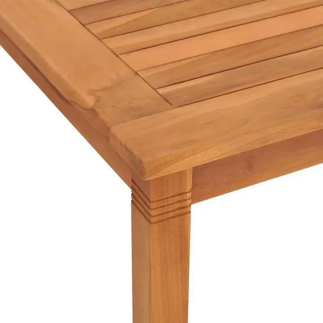 Alt view image 5 of 6 - vidaXL Dining Table Rectangular Dining Room Table Furniture Solid Wood Teak