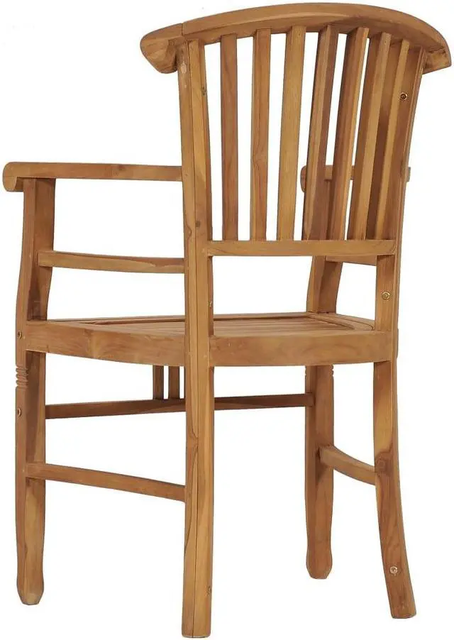 Alt view image 12 of 14 - vidaXL Garden Chairs 2 pcs Solid Teak Wood