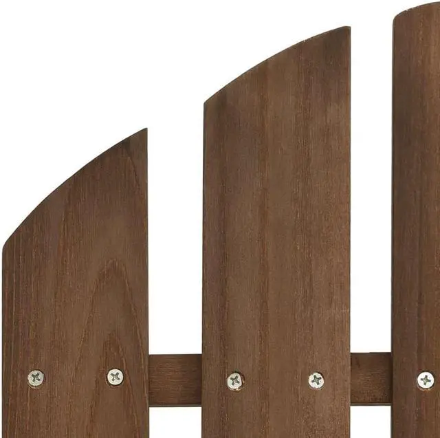 Alt view image 12 of 12 - vidaXL Patio Adirondack Chair with Table Solid Fir Wood Brown