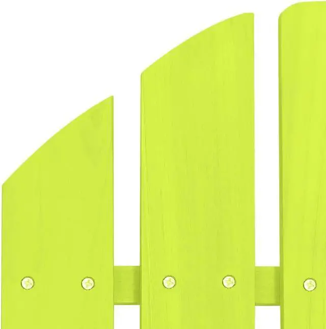 Alt view image 11 of 12 - vidaXL Patio Adirondack Chair with Ottoman Solid Fir Wood Green