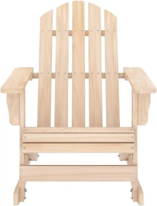 Alt view image 8 of 11 - vidaXL Patio Adirondack Rocking Chair Solid Fir Wood