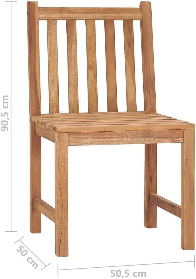 Alt view image 3 of 7 - vidaXL 2x Solid Teak Wood Patio Chairs with Cushions Lounge Seating Garden