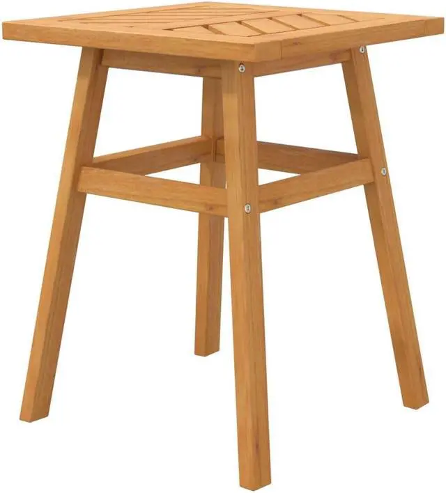 Alt view image 5 of 7 - vidaXL Outdoor Side Table Tea Table for Porch Deck Garden Solid Wood Acacia