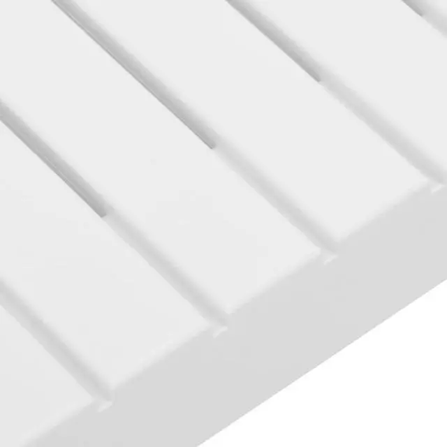Alt view image 6 of 7 - vidaXL Patio Furniture Set 3 Piece Patio Bench Chair with Table Plastic White