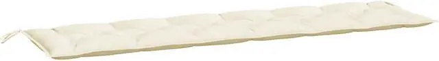 Alt view image 10 of 10 - vidaXL Bench Cushion Water Repellent Seat Cushion Anthracite Oxford Fabric