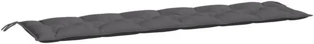 Alt view image 10 of 10 - vidaXL Bench Cushion Water Repellent Seat Cushion Anthracite Oxford Fabric