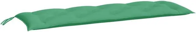 Alt view image 13 of 13 - vidaXL Bench Cushion Outdoor Water Repellent Bench Cushion Green Oxford Fabric