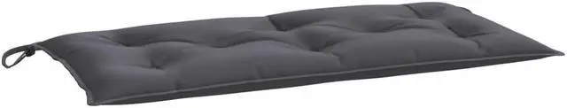 Alt view image 13 of 13 - vidaXL Bench Cushion Water Repellent Seat Cushion Anthracite Oxford Fabric