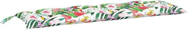 Alt view image 2 of 5 - vidaXL Bench Cushion Water Repellent Seat Cushion Multicolor Oxford Fabric